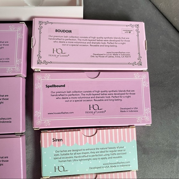 Sold π Beauty Lashes Set of 10 Plus Free Case - Picture 6 of 10